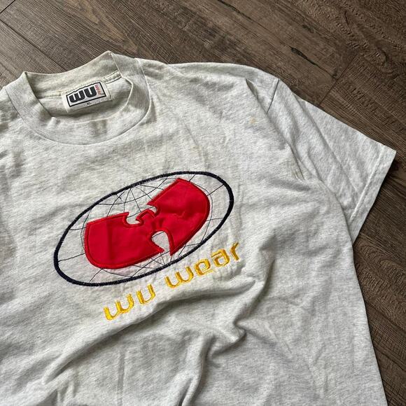 Rare Vintage 90s Wu Tang Wu Wear Graphic Rap Hip Hop Shirt - Picture 2 of 8